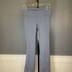 Athleta Yoga Pants Size M Straight Up Womens Blue Wide Leg
